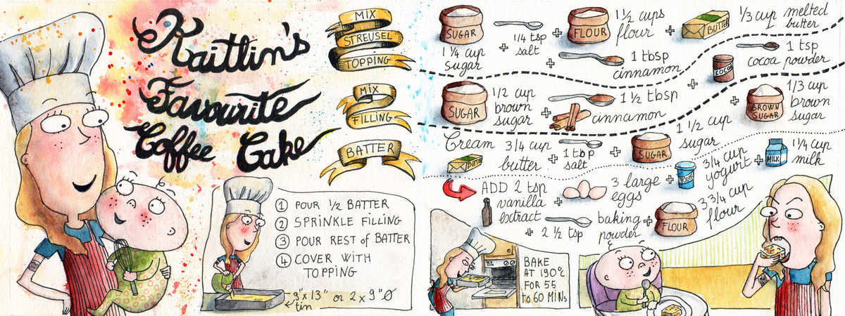 Kaitlin's Favourite Coffee Cake by Sophie Peanut