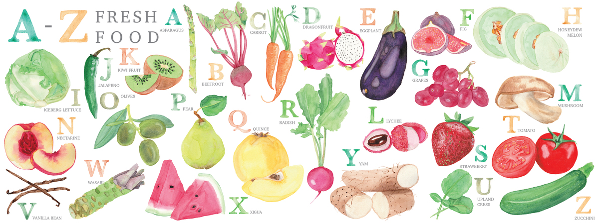 A-Z Fresh Food Guide by Sara Brenton