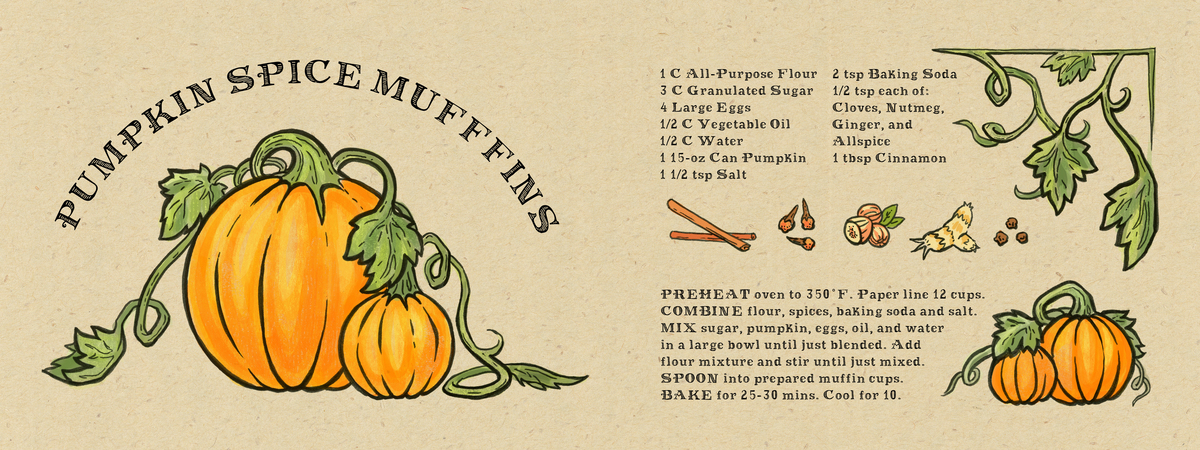 Pumpkin Spice Muffins by Jeanna Pappas