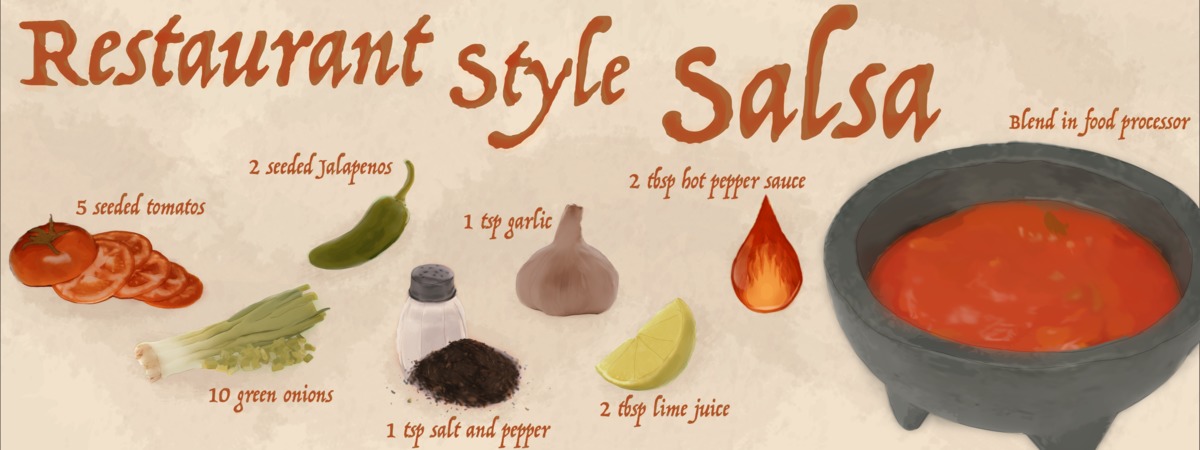 Restaurant Style Salsa by Joshua Hayton Restaurant style salsa recipe