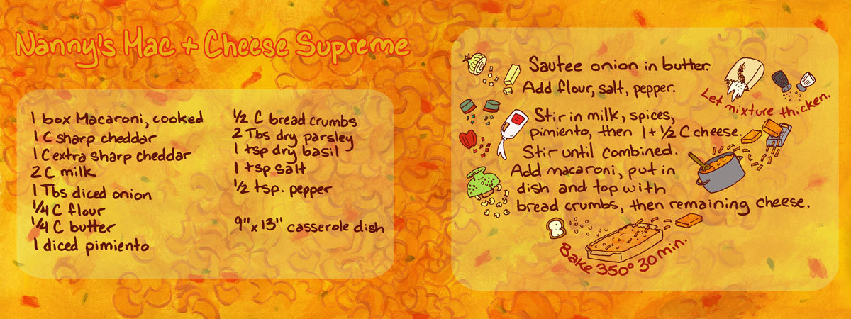 Nanny's Mac & Cheese Supreme by Marie Condenzio