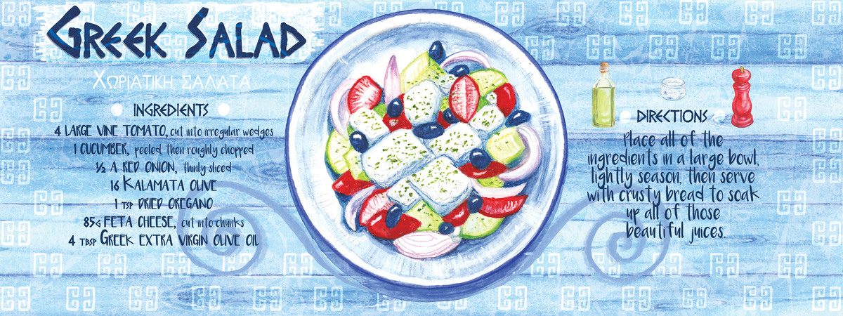 Greek Salad by Artemis Crompton Greeksalad