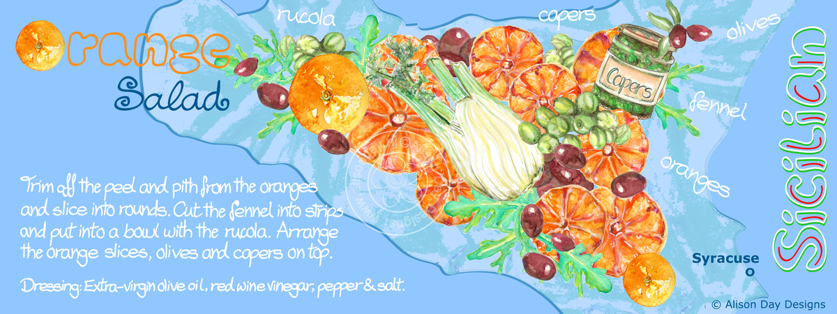 Sicilian Orange Salad by Alison Day