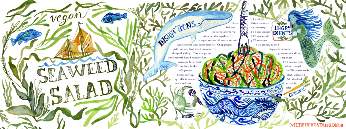 Seaweed Salad by Mitzie Testani