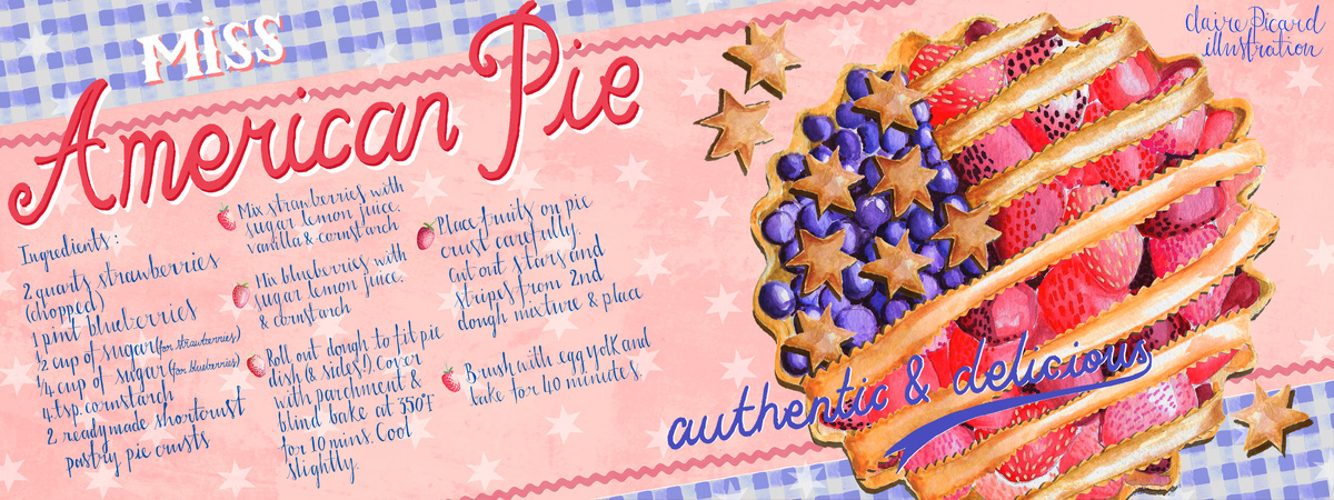 Miss Amercian Pie by Claire Picard Clairepicard tdac american pie recipe