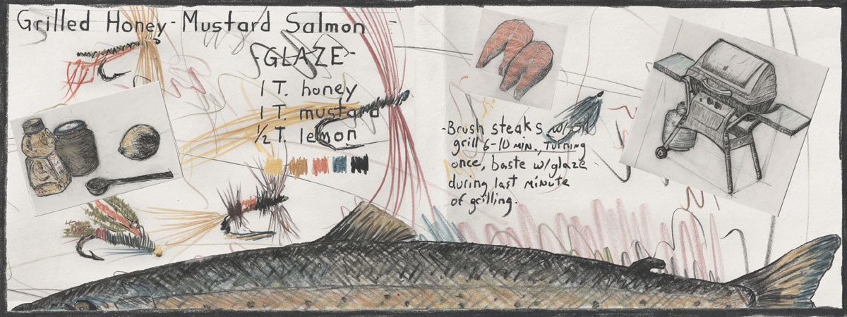 Grilled Honey-Mustard Salmon by S. Matthews