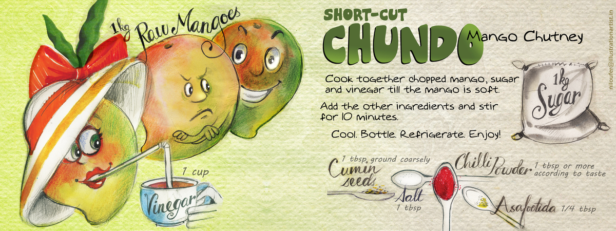 Short-cut Chundo - Sweet Mango Chutney by Niloufer Wadia