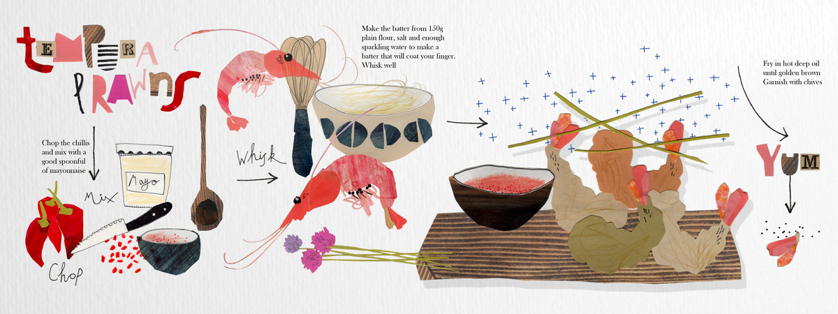 Tempura Prawns by Bryony Clarkson