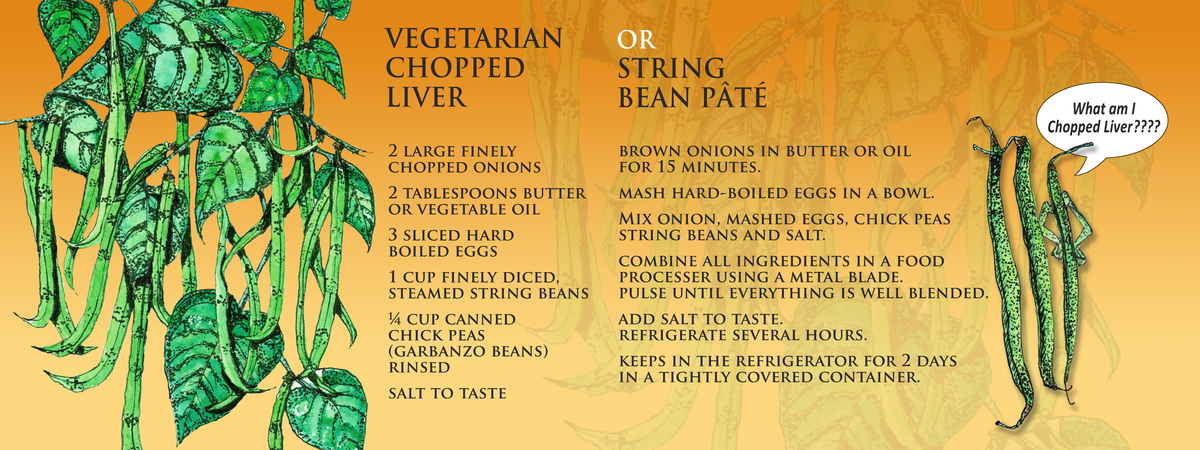Vegetarian Chopped Liver or String Bean Pâté by Rikki Asher