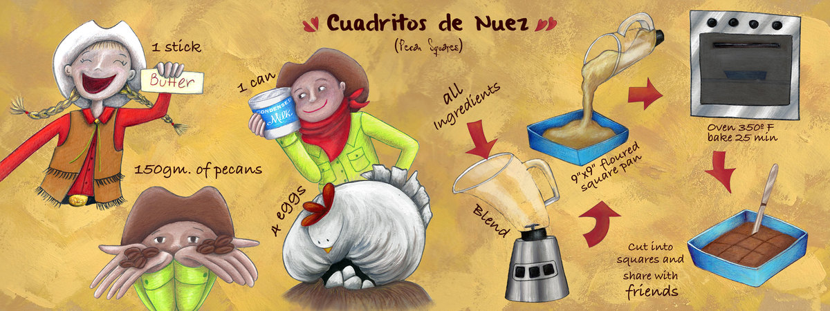 Cuadritos de Nuez by Luzmarie Iturbe
