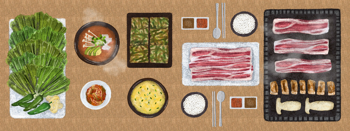 Korean BBQ time! by MJ Kim