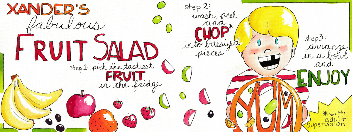 Xander's Fabulous Fruit Salad by Emme Fandy