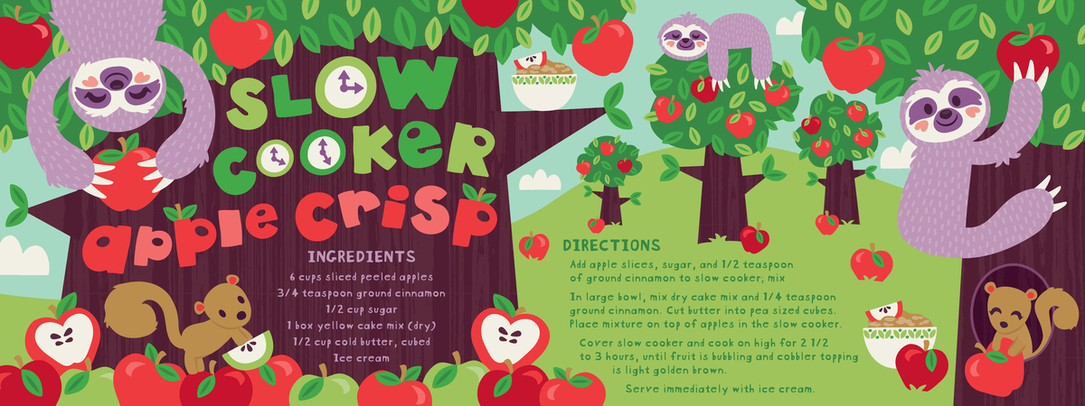 Slow Cooker Apple Crisp by Laura DeYoung
