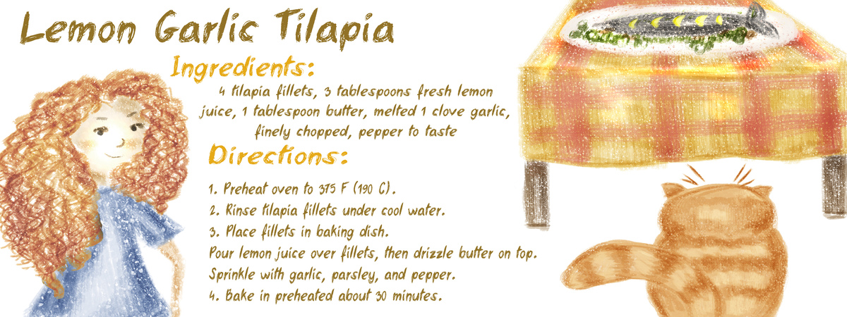 Lemon Garlic Tilapia by Kak_Lisa