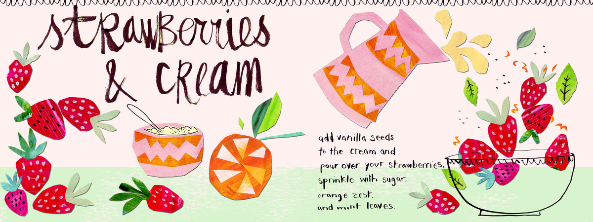 Strawberries and Cream by Kate Rochester