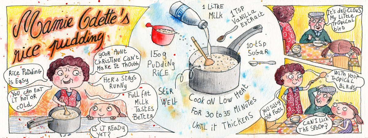 Mamie Odette's Rice Pudding by Sophie Peanut