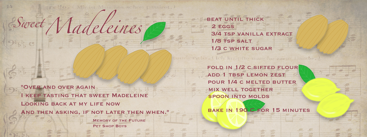 Sweet Madeleines by Elaine Vitikainen