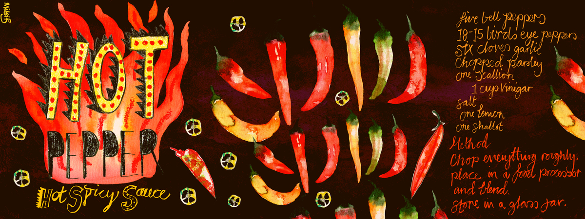 HOT PEPPER SAUCE by michelle kral