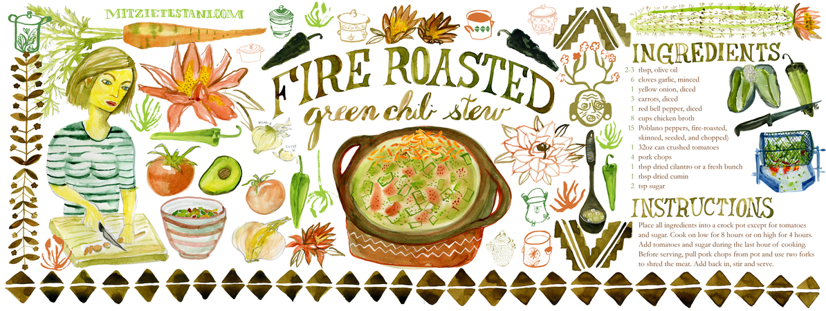 Green Chili Stew by Mitzie Testani