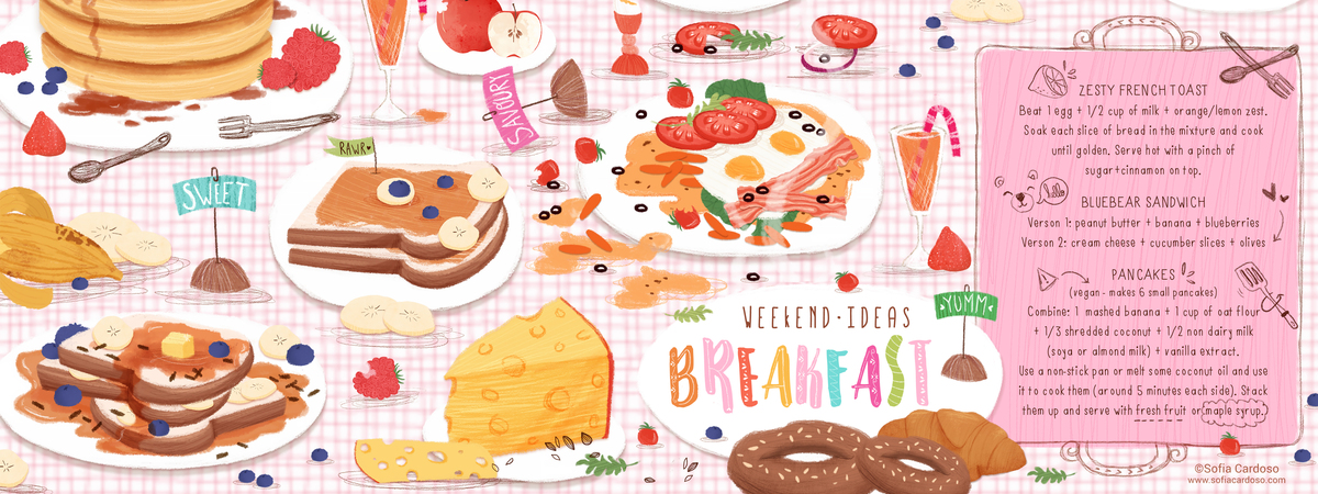 Weekend breakfast ideas by Sofia Cardoso