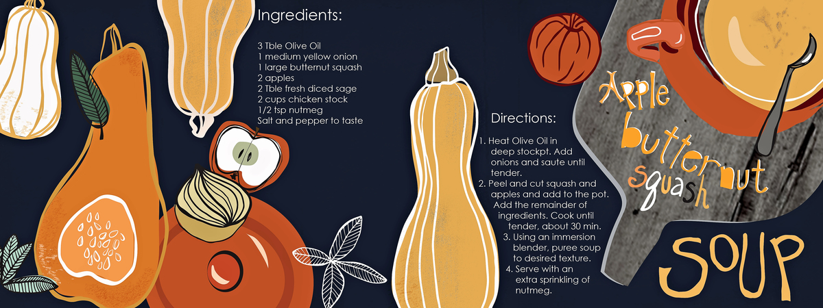 Apple Butternut Squash Soup by Cathy Walters Butternutsquashsoup3