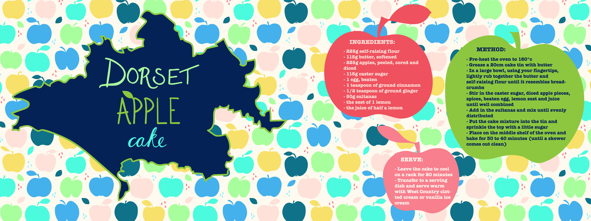 Dorset Apple Cake by Pippa Shaw