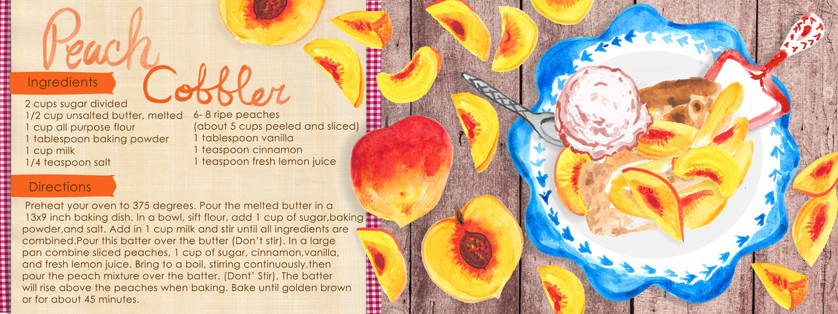 Peach Cobbler by Madiha Yearwood Peach cobbler final
