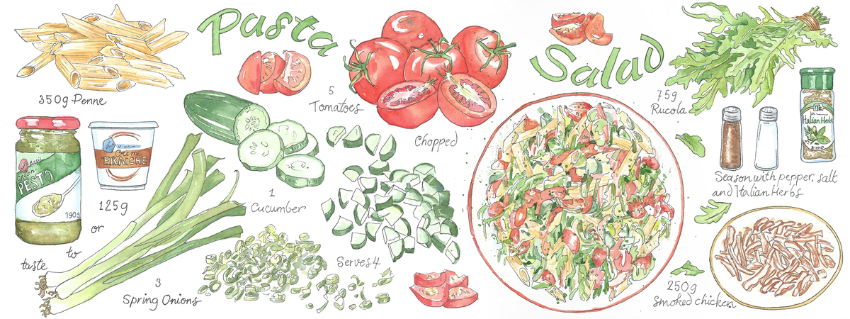 Pasta Salad by Suzanne de Nies