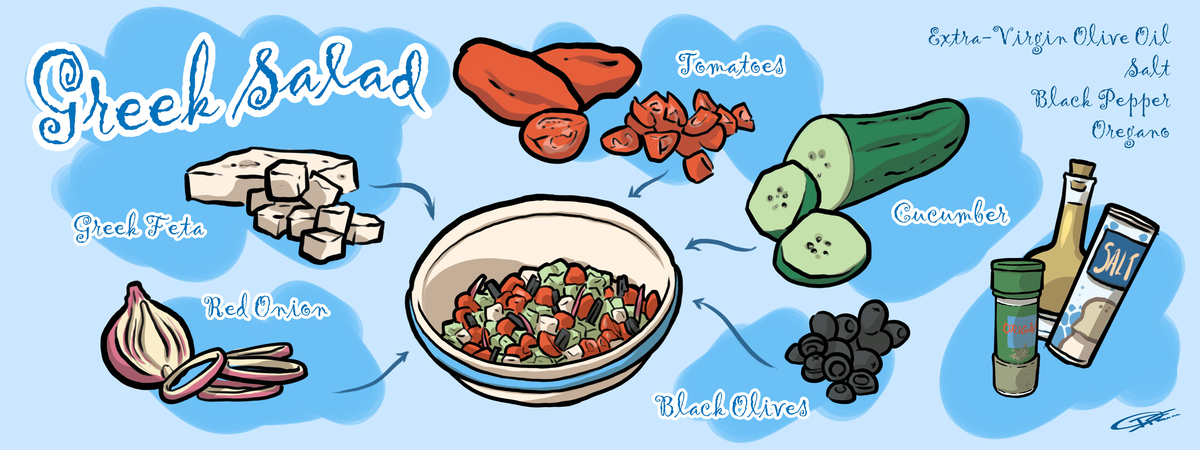 Greek Salad by Chiara Di Francia Greek salad
