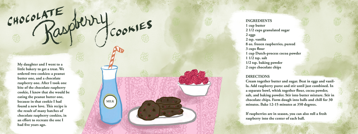 Chocolate Raspberry Cookies by Lisa Long Chocolate raspberry cookies recipe