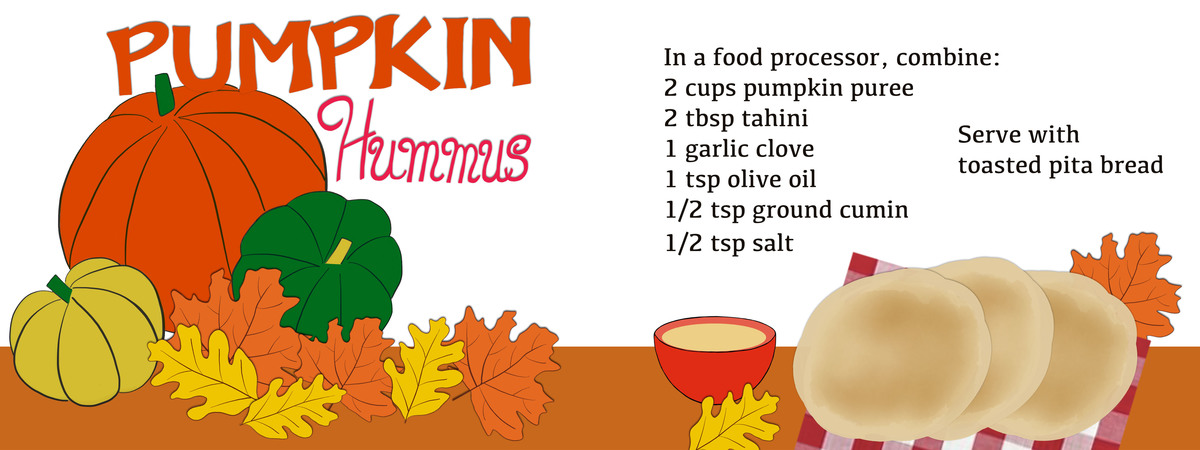 Pumpkin Hummus by Elaine Vitikainen