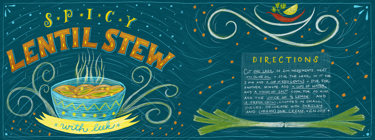 Spicy Lentil Stew by Julia Bausenhardt