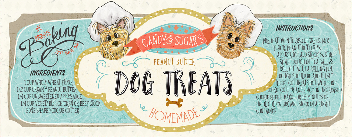 Sugar And Candy's Homemade Peanut Butter Dog Treats by Bridgett Stahlman