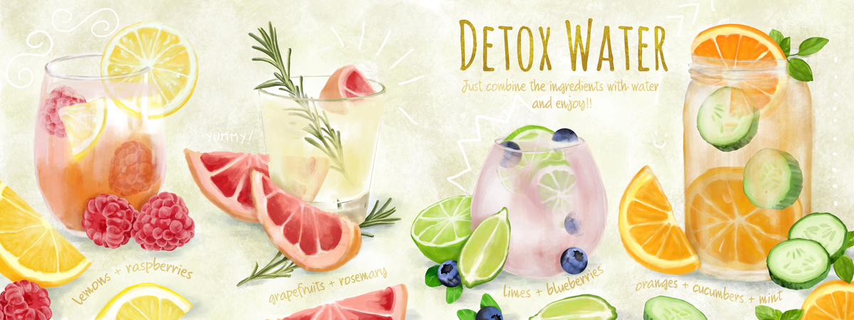 Detox water recipes by Vero Gobet