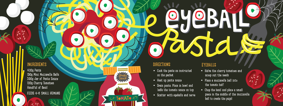Eyeball Pasta by Lisa Kirkbride Lisakirkbride eyeball pasta recipe