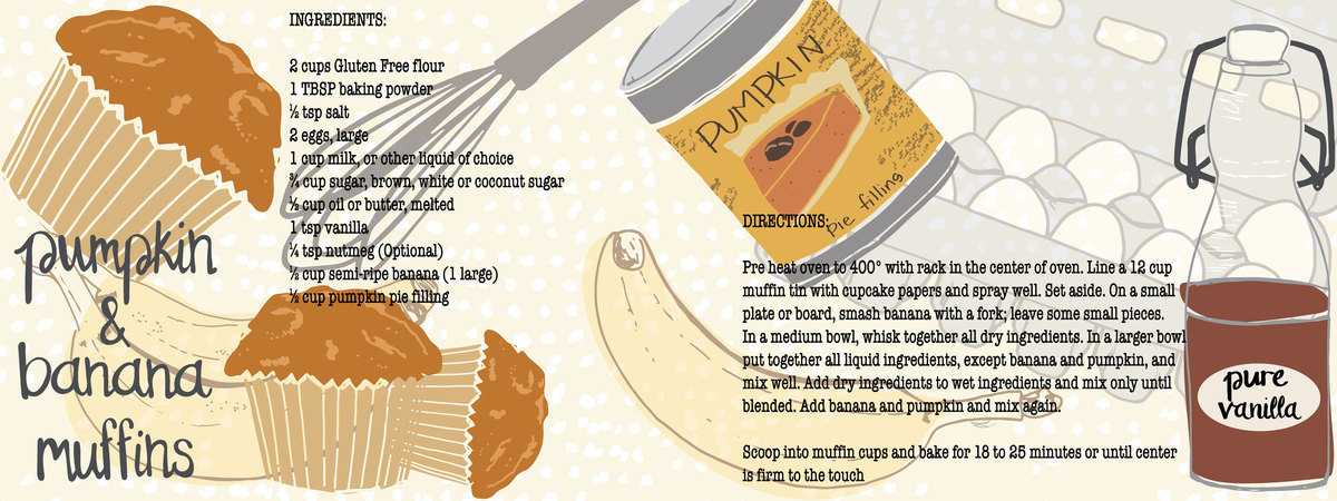 Pumpkin Banana Muffins by Deane Beesley Deane beesley pumpkin banana muffins