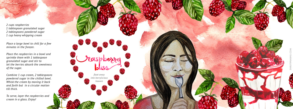 Raspberry bliss by Shruti Prabhu