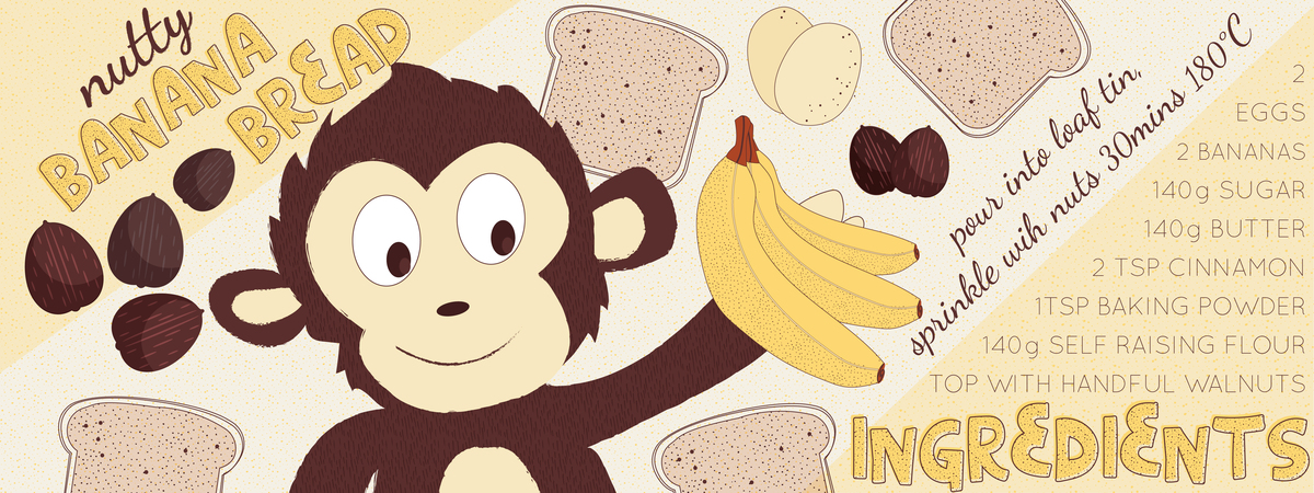 Nutty Banana Bread by Sarah Purple