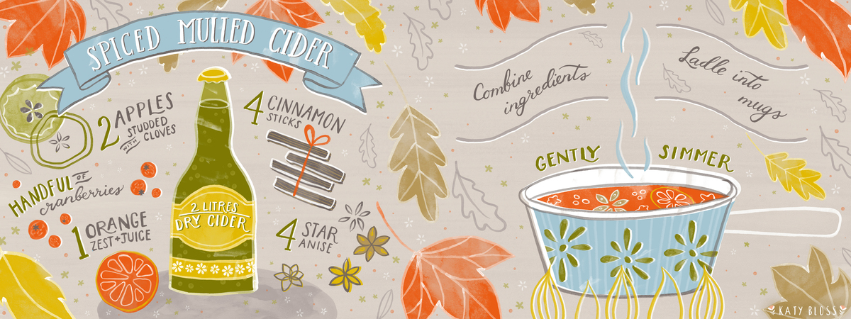 Spiced Mulled Cider by Katy Bloss