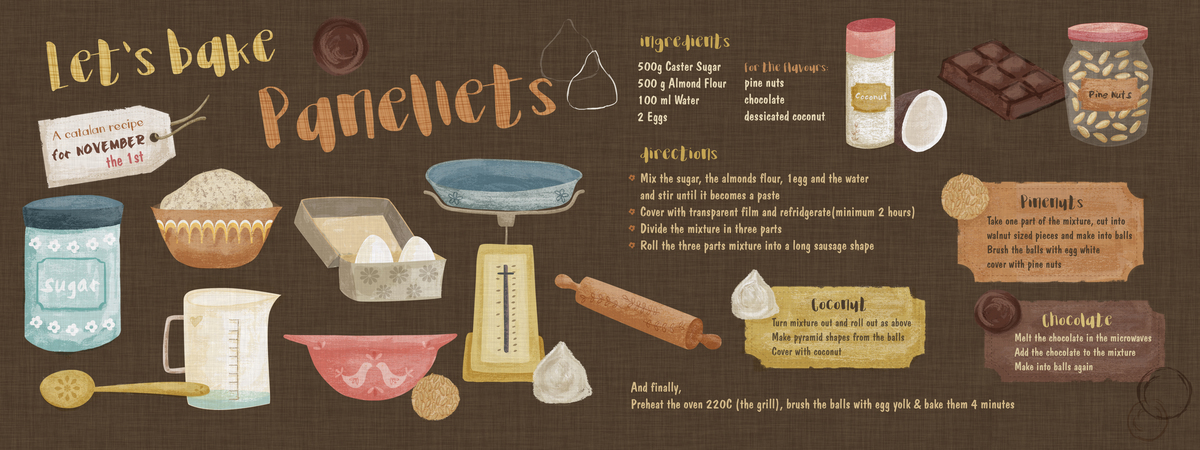Let's bake Panellets by Marta Munte Vidal