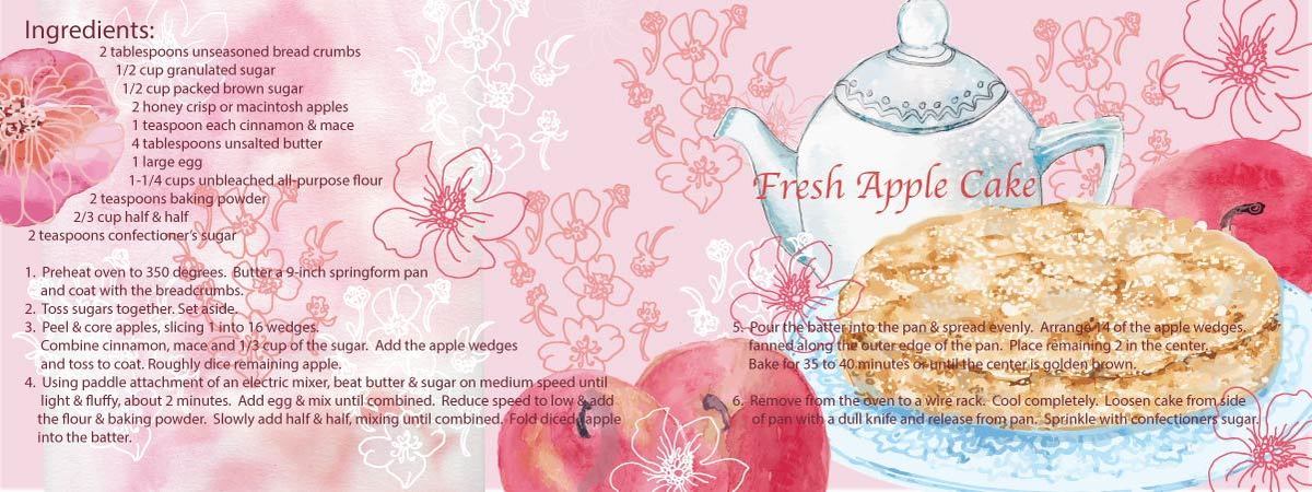 Fresh Apple Cake by Debbie Whalen