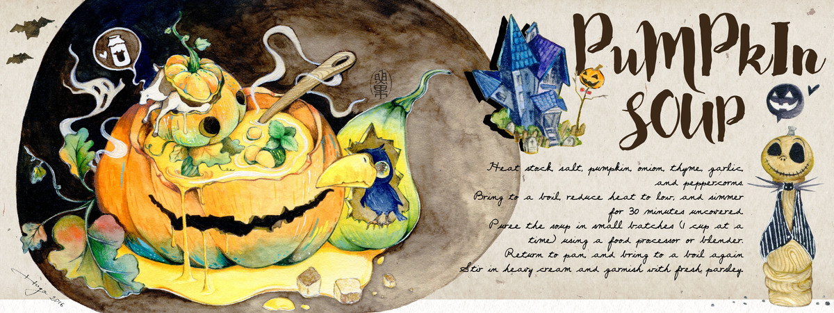 Pumpkin Soup by Hugo。Fishtale