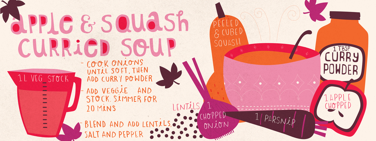 Apple And Squash Curried Soup by Alice Rebecca Potter