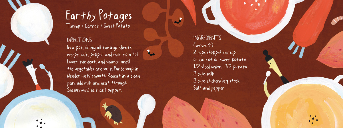 Earthy Potages by AW Illustrations Earthypotages