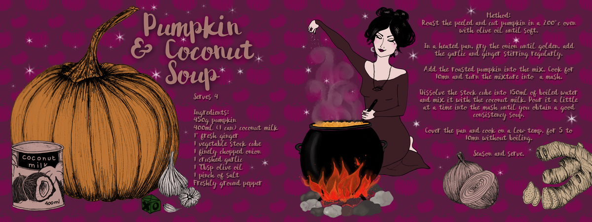 Pumpkin & coconut soup by Betty Grove