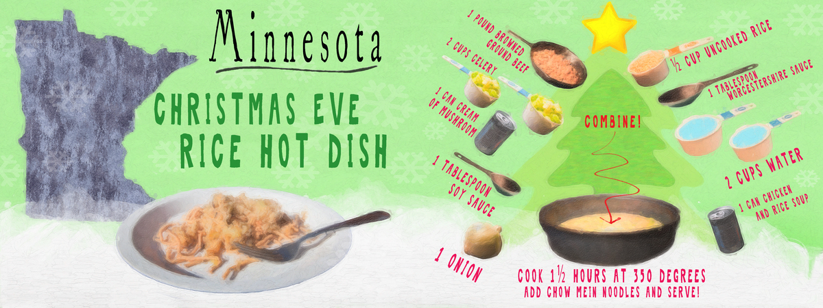 Minnesota Christmas Eve Rice Hot Dish by James Orndorf