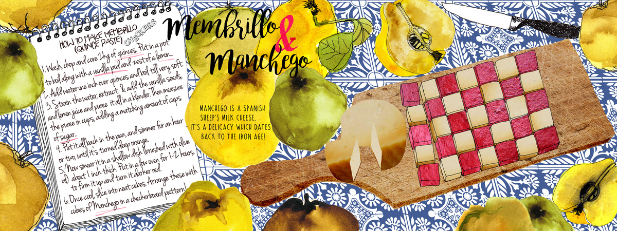 Membrillo & Manchego cheese - CHECKERS! by Petica Watson