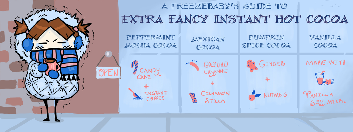 A Freezebaby's Guide to Extra Fancy Instant Cocoa by Kristen Kurlich