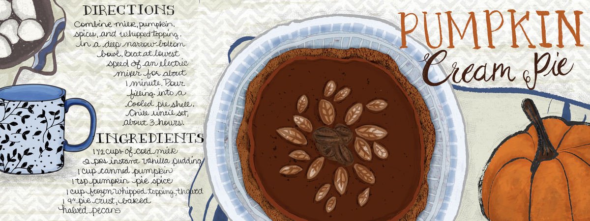 Pumpkin Cream Pie by Bridgett Stahlman