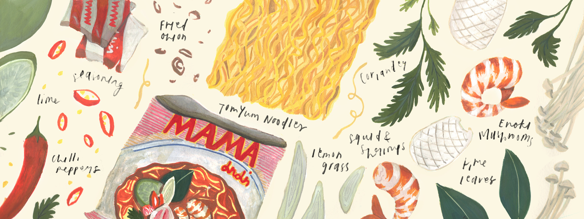 Late Night TomYum Noodles by Kaelyn Quek